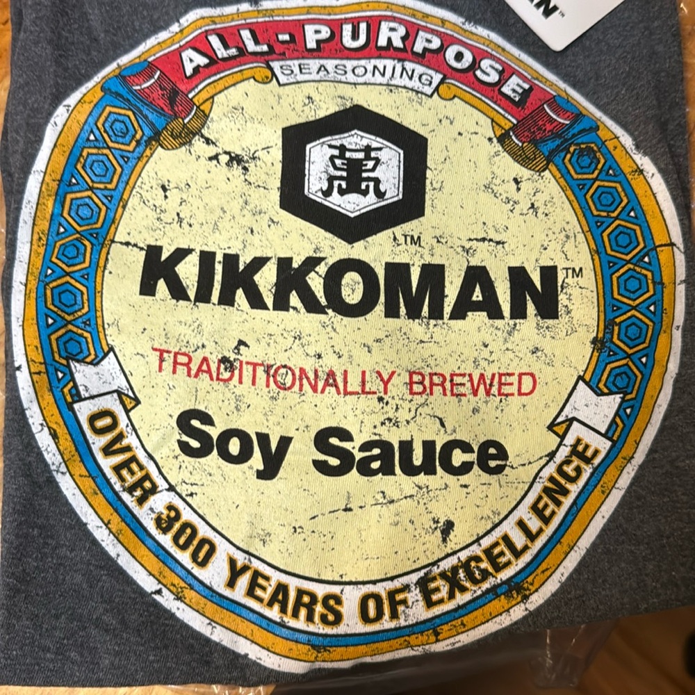 NWT Kikkoman tee size large